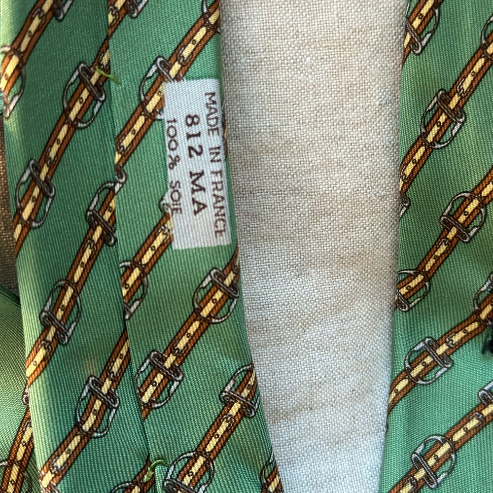 100% Silk - Vintage Hermès Men's Tie